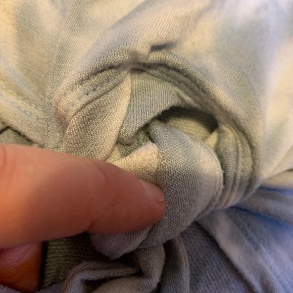 NWT Red Haute Tie Dye Slouchy Crew Neck Twist Tie Tee Shirt Size L - Picture 8 of 13